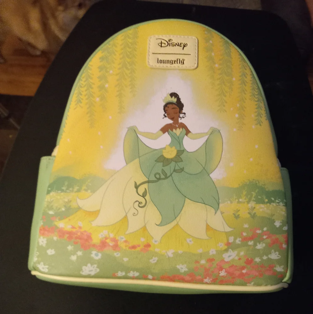 Cute Princess And The Frog Loungefly Backpack - Picture 2 of 5